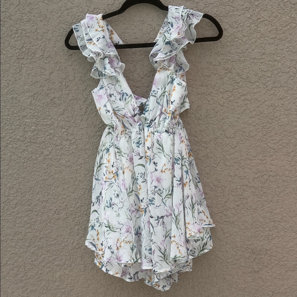 Floral Ruffle Jumpsuit